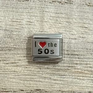 I ❤️ the 50s Italian Charm Bracelet Link